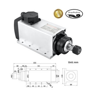 Motor de Husillo CNC Refrigerado por Aire Zhong Hua Jiang ER20 3KW 220V/380V con Kit VFD BT30 Nose 18000 RPM para Máquina de Grabado CNC - Product Image 3