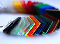 Prix de gros Plaque acrylique transparente coulée de 2 mm et 3 mm, en plastique acrylique coloré
