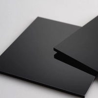 Plaque acrylique flexible noire PMMA 4x8ft 2mm 3mm 4mm – Prix et gravure – Feuille de plastique noir pour décoration