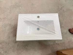 CE sottile lavabo in ceramica stile tradizionale di grandi dimensioni armadio bianco incorporato da <span class=keywords><strong>bagno</strong></span> sotto il <span class=keywords><strong>lavandino</strong></span> - Product Image 5