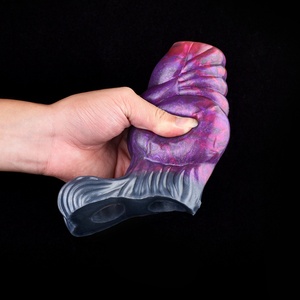 NNSX Funda para Pene Colorida con Diseño de Animal, Extensor de Pene, Retrasa la Eyaculación, Herramienta para Agrandar el Pene, Alargador de Glande Flexible, Juguete Sexual - Product Image 1