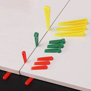 Clips de carrelage <span class=keywords><strong>auto</strong></span>-<span class=keywords><strong>nivelant</strong></span> en plastique pour système d'alignement d'installation de carrelage parfait - Product Image 1