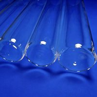 Prix de gros à partir d'une seule pièce. Tube de quartz à une extrémité fermée sur mesure, basé sur les dessins fournis