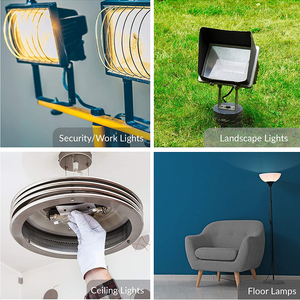 250W thạch anh sóng ngắn sưởi ấm hồng ngoại đèn phản xạ <span class=keywords><strong>Halogen</strong></span> đèn trắng - Product Image 5