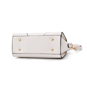 Bolso de mano con forma de concha para mujer, bolso de hombro tipo bandolera con cierre de cremallera blanco, uso diario - Product Image 4