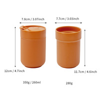 Taza Térmica de Cerámica Portátil de Alta Calidad para Bebidas Calientes o Frías, Venta al Por Mayor
