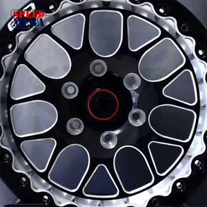ล้อแม็กซ์แบบ Beadlock สีดำเงาขัดเงา ขอบกัดลาย สำหรับรถ Ford F-150 ขนาด 17 18 นิ้ว 6x135 5x135 - Product Image 4