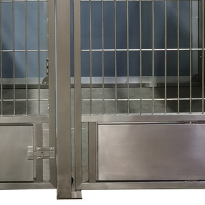 Köpekler kulübesi toptan özelleştirmek metal evcil kafes ağır veteriner köpek kulübesi köy run dayanıklı rüzgar geçirmez yeni köpekler kulübesi - Product Image 4