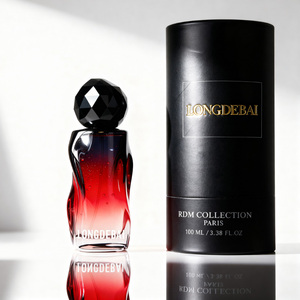 Factory Price Irregular Perfume Glass <b>Bottle</b> Empty Pump Sprayer Crimp 50ml Perfume <b>Bottle</b> with Paper Box - Product Image 2