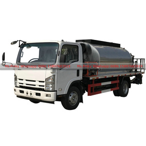 Camion distributeur d'asphalte ISUZU ELF 6000 litres, finisseur de routes, épandeur d'émulsion bitumineuse, machine à asphalte pour voitures - Product Image 3