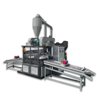 Petite machine automatique de granulation de fil de cuivre, broyeur de câbles usagés, séparateur de métaux de rebut, moteur, capacité 200-1000 kg/h