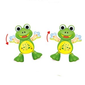 Juguete de <span class=keywords><strong>Rana</strong></span> Eléctrico Bailarín de Jinming Kids Toys, Juguete de <span class=keywords><strong>Rana</strong></span> Realista con Luz y Música, Funciona con Pilas - Product Image 2