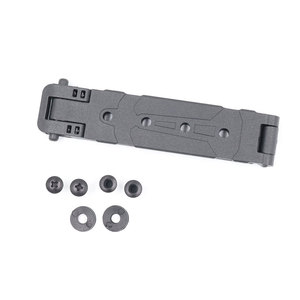 Polymer Waist Belt Clip System Multi Hole Design Universal Mount Outdoor Camping Tool Organizer Accessory With <b>Screws</b> Hardware K - Product Image 1