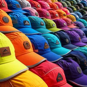 Casquette de course légère 4UGEAR personnalisable UPF 50, respirante en maille, protection solaire, Gorras Deportivas Transpirables - Product Image 1