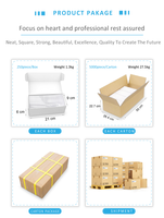 Tarjeta de Visita Inteligente NFC de PVC Personalizable y Reescribible 2K 4K con Mini Etiqueta RFID Impermeable de 13.56MHz para Ev1 Ev2 Ev3