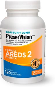 PreserVision <span class=keywords><strong>AREDS</strong></span> <span class=keywords><strong>2</strong></span> Vitaminas Oculares Recomendadas por Médicos Luteína Vitamina C Zinco Cobre 120 Cápsulas Macias para Adultos e Adolescentes - Product Image 4