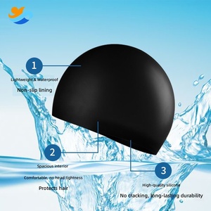 <span class=keywords><strong>Bonnet</strong></span> <span class=keywords><strong>de</strong></span> <span class=keywords><strong>bain</strong></span> en silicone platine 100% imperméable, antidérapant, à poils longs, imprimé sur mesure, vente en gros directe usine, OEM ODM - Product Image 4