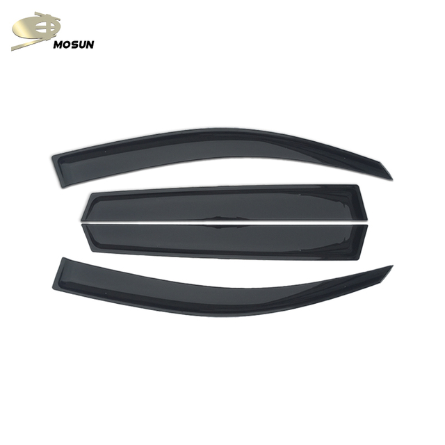 Mosun Factory Side Window Deflectors Vent Shade Injection Window Visors for Toyota RAV4 2005-2012 Accessories Rain Guard