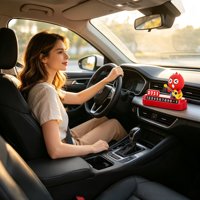 Plaque de stationnement temporaire personnalisée en forme de dessin animé, vente en gros, logo OEM, figurine 3D, carte de stationnement pour tableau de bord de voiture