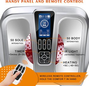 Estimulador de Puntos de Acupuntura, Masajeador de Pies para Terapia, Masajeador de Pies Portátil para el Hogar, Masajeador de Pies con Calor, Tens Ems - Product Image 4