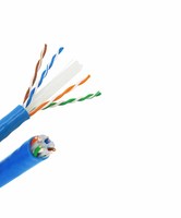 Câble lan Cat6 haute vitesse câble ethernet cat 6 CCA 25awg 2pr 4pr 305m 1000ft utp câble réseau cat6 intérieur