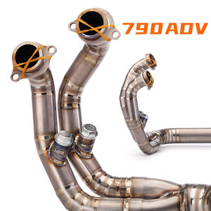 Tubo de conexión frontal para motocicleta <span class=keywords><strong>KTM</strong></span> DUKE 790 890 ADV R RALLY Moto <span class=keywords><strong>Escape</strong></span> silenciador DB Killer Sistema completo aleación de titanio - Product Image 3