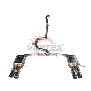 Échappement arrière Valvetronic en acier inoxydable poli VORTEX 304 pour VW Magotan 2017-2025, commande à distance, fixation directe, 1,5 mm - Product Image 1