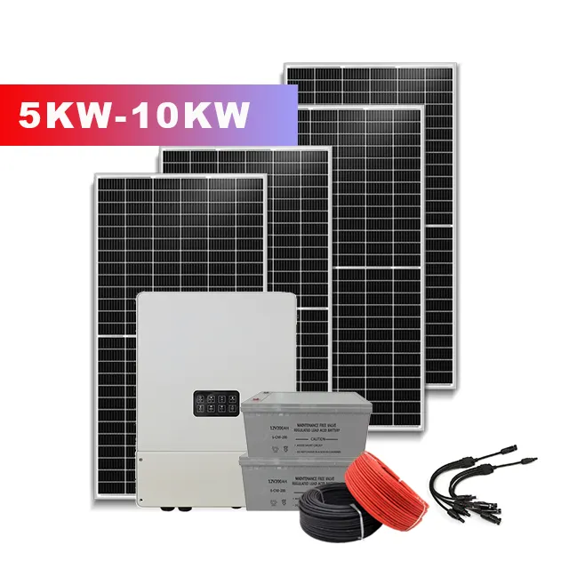 太陽光発電システム1kw 2kw 3kw 4kw 5kw 6kwオフグリッド家庭用