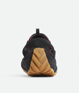 BV Bottega Wholesale Unisex Retro Drawstring Racing Shoes Genuine <b>Leather</b> Patchwork Non-slip Casual <b>Sneakers</b> Men Women Veneta - Product Image 4