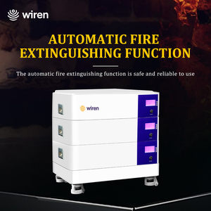 Batterie rechargeable LiFePO4 empilable Wiren ME-5K 51,2V 100Ah 5,12KWh, système de stockage d'énergie solaire domestique, CAN 6000+ cycles, IP54 - Product Image 4