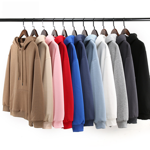 Custom Logo Oversized <b>Pullover</b> Hoodie <b>Men</b> Cotton Fleece Hooded Sweatshirt Breathable Streetwear for Autumn - Product Image 3