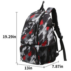 حقيبة ظهر كبيرة مقاومة للماء للأطفال لحمل مضارب البيسبول، قابلة للتخصيص بالشعار، محمولة للرياضات الخارجية، مصنوعة من البوليستر والقماش، مقاس 19.3 بوصة، متوفرة بالجملة. - Product Image 2