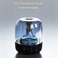 Haut-parleur portable 5.0 en gros avec lumière d'ambiance LED RGB 360° °   Haut-parleur audio domestique sans fil avec subwoofer à son surround