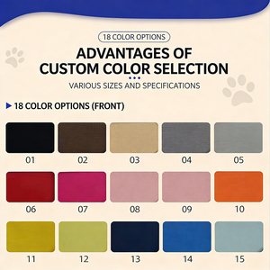Lot de 5 harnais de luxe en velours doux et rembourré avec maille <span class=keywords><strong>pour</strong></span> chiens et chats, personnalisables avec sac à excréments et nœud papillon - Product Image 4