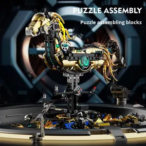 13088 DIY积木套装塑料机械马模型儿童教育跨界装配摆件新款 - Product Image 4