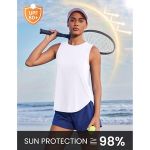Camiseta Deportiva sin Mangas para Mujer FOXA, Camiseta de Yoga, Camiseta Deportiva Suave con Protección Solar UPF 50+, Camiseta Refrigerante para Gimnasio - Product Image 4