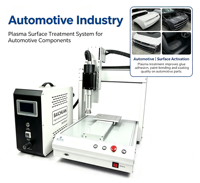Système de traitement plasma automatique ChuanTuo à 3 axes pour l'activation de surfaces, idéal pour l'impression, l'emballage, les films, les feuilles et l'adhérence de l'encre