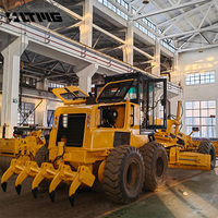 LTMG niveleuse de moteur de machines de construction cylindre hydraulique 220hp niveleuse de moteur chargeur frontal