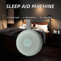 Haut-parleur portable d'apaisement sonore pour l'entraînement au sommeil avec minuterie automatique, 30 mélodies, rechargeable, cadeau audio pour les voyages, bruit blanc