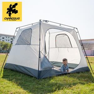 Carpa de Camping Familiar de Lujo, Impermeable, para 4 Estaciones, de Apertura Rápida, para Fiestas al Aire Libre, Bodas, Campamentos y Parques - Product Image 3