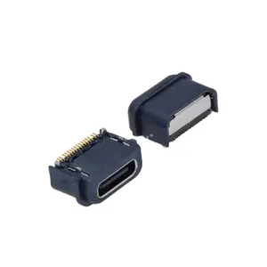 PD charger 16P SMT CH3.18 type-C USB connector 5A pin gold-plated withstand voltage