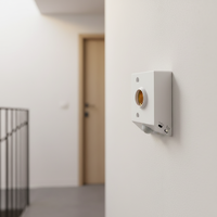 Douille de lampe LED E27 en PC avec détecteur de mouvement PIR automatique 220V pour support mural