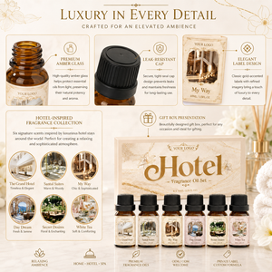 Juego de Aceites Aromáticos Naturales de Lujo para Hoteles, Alta Concentración, OEM/ODM, para una Fragancia Duradera, Cuidado de la Piel y el Cuerpo - Product Image 5