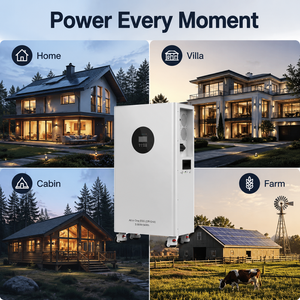 Système de stockage d'énergie domestique hybride mural tout-en-un 3,6/5 kW 5/8 kWh pour la sauvegarde d'énergie solaire résidentielle 315 Ah Save Mor - Product Image 3