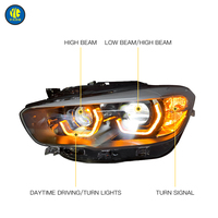 YU GUANG pour BMW Pièces Détachées F20 Pré-LCI Phare 2015 2016 2018 118i LCI Amélioration de Phare Avant Lentille de Phare LED