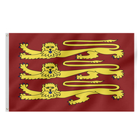 Drapeau historique de l'Empire romain sacré, Wallachia, polyester, solide, double couture, sérigraphié, cordes pour accrochage, 90x142cm