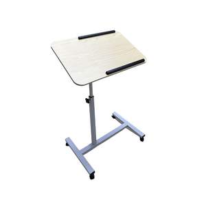 Escritorio Rodante de Madera para Portátil con Altura Ajustable, Mesa Móvil para Cama, Mueble de Oficina y Estación de Trabajo - Product Image 4