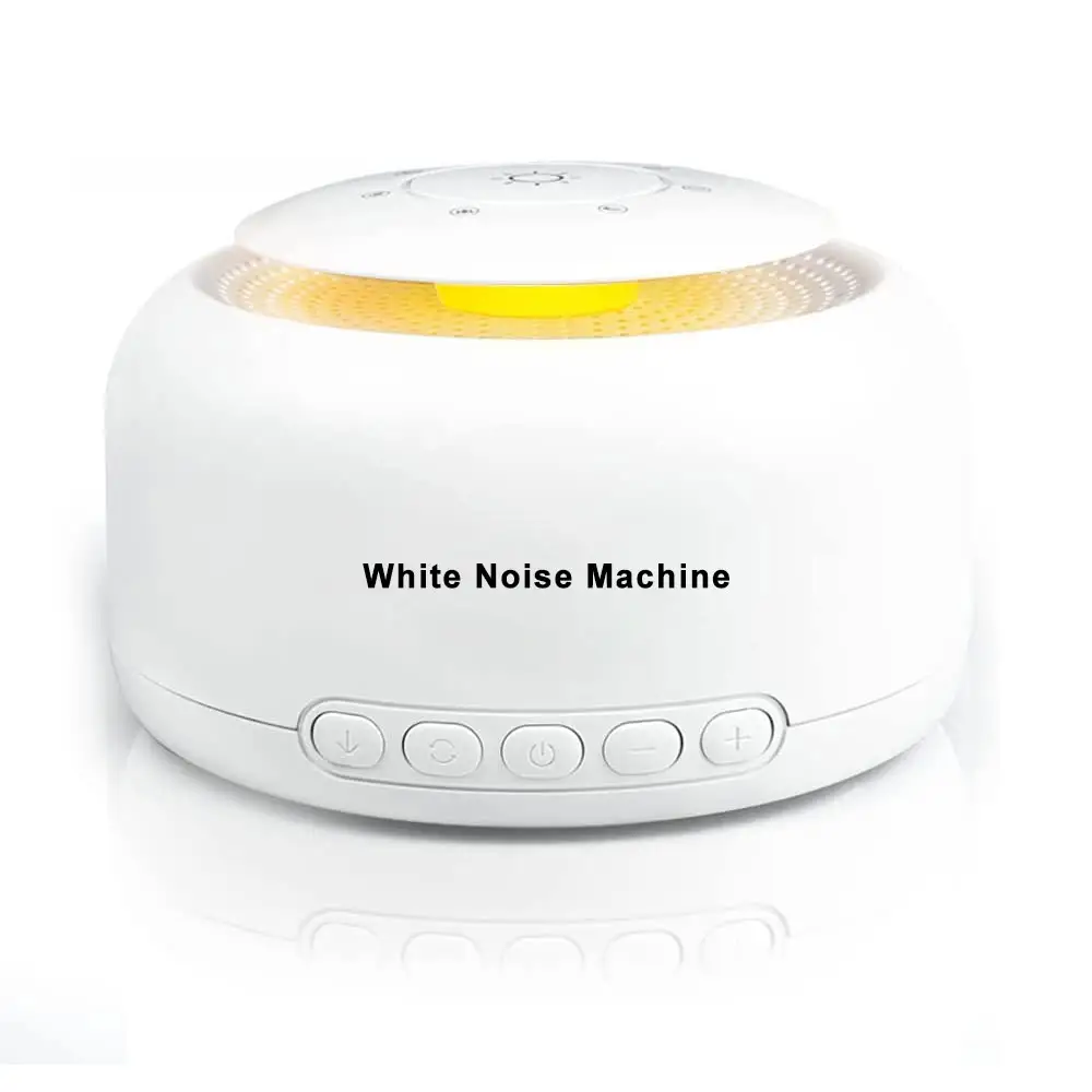 Sleep Machine with Adjustable Baby Night Light for Sleeping 30 High Fidelity Sound tracks Timer White Noise Machine