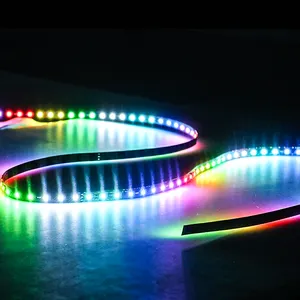 可变电压输入60个发光二极管可寻址SK6812 RGB像素发光二极管条形灯