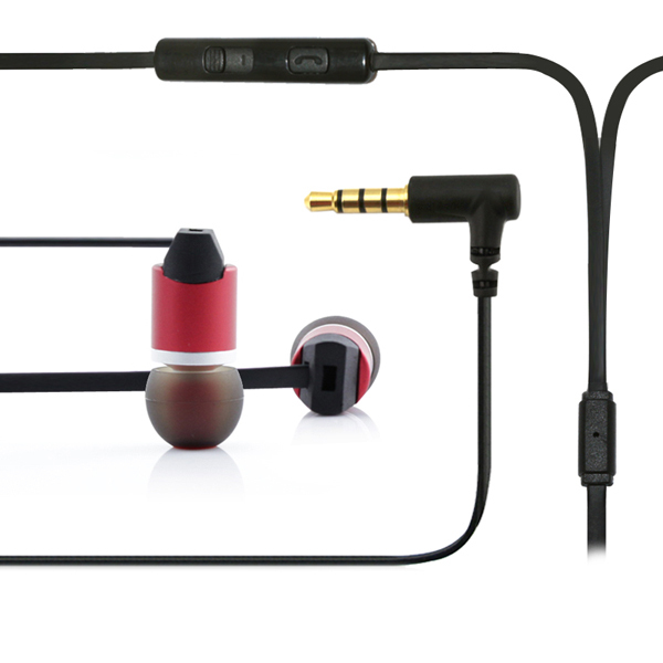 HiFi Stereo Powerful Bass Wired Earphone With Microphone Clear Audio Wired Earbuds In-Ear Headphones